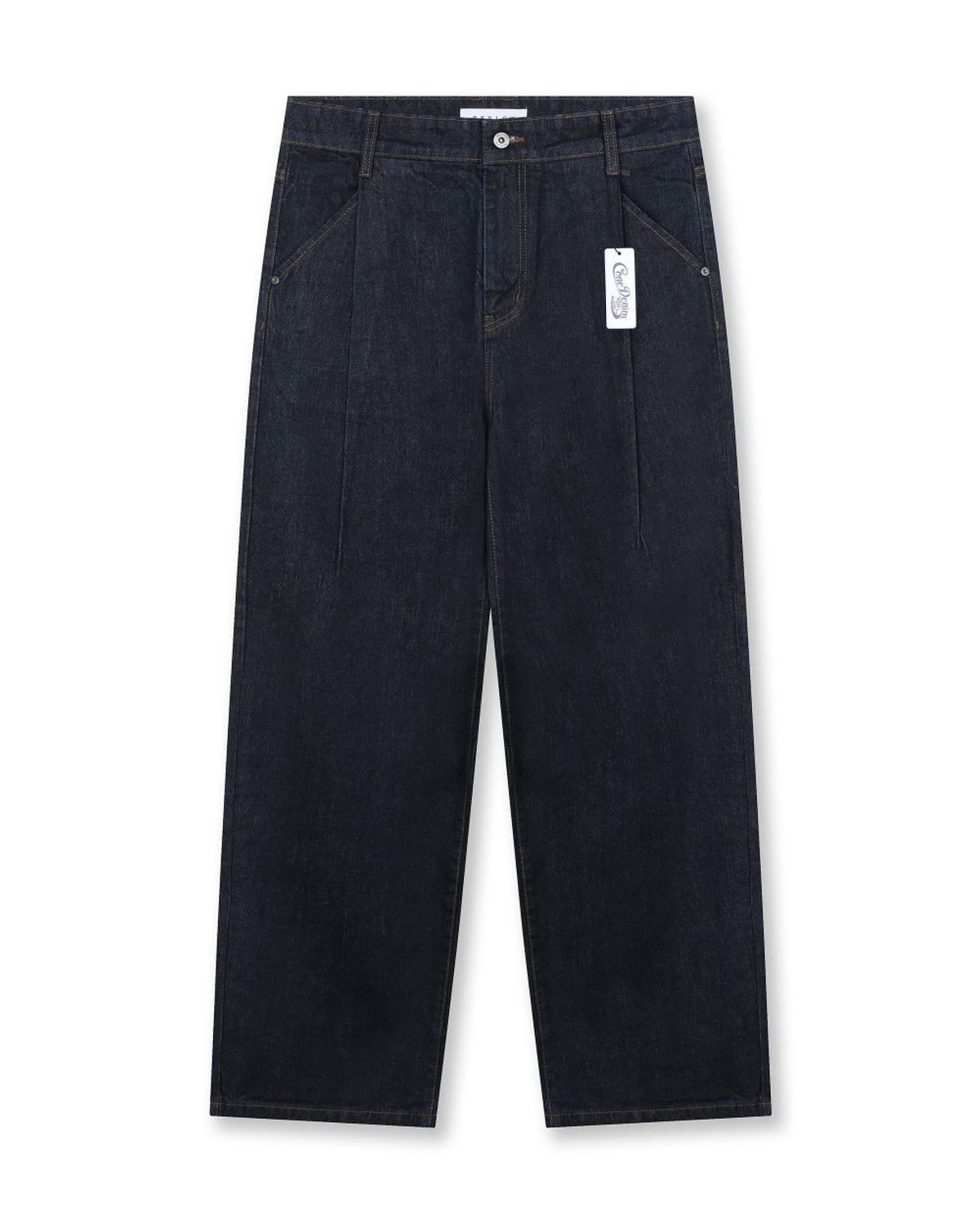 비슬로우(BESLOW) CONE MILL DEEP ONE TUCK JEAN INDIGO