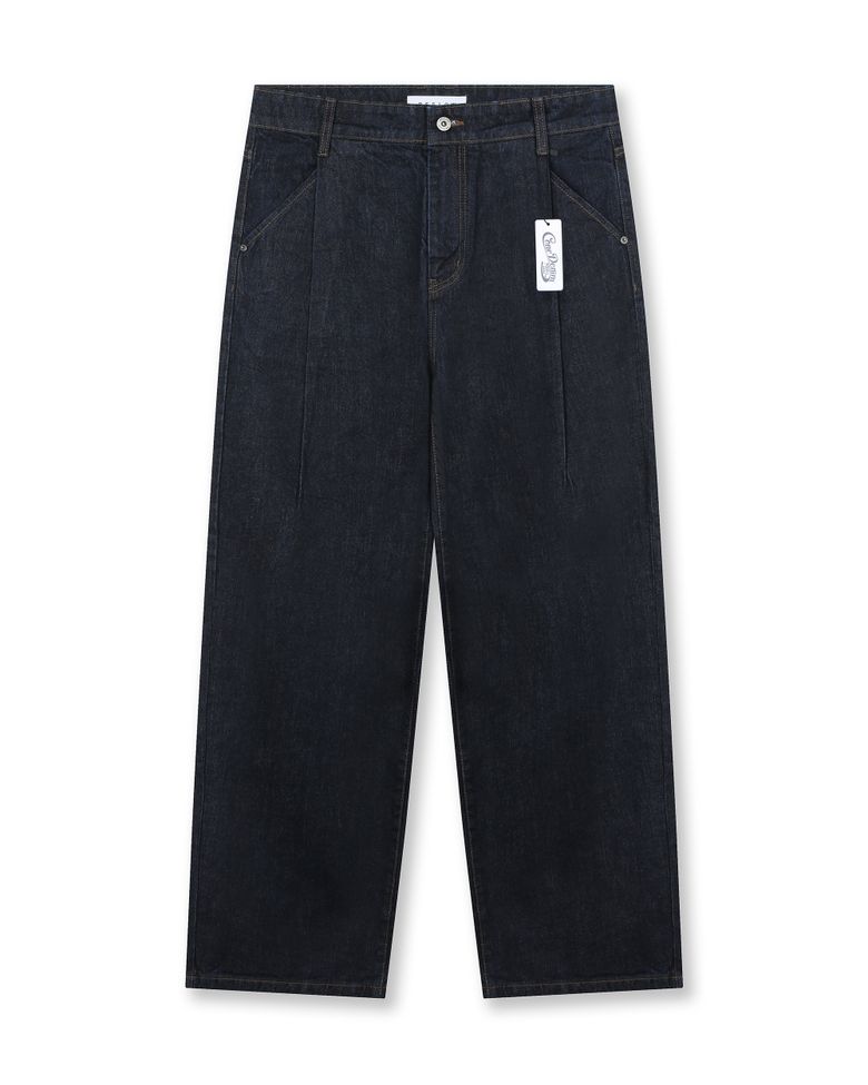 CONE MILL DEEP ONE TUCK JEAN INDIGO