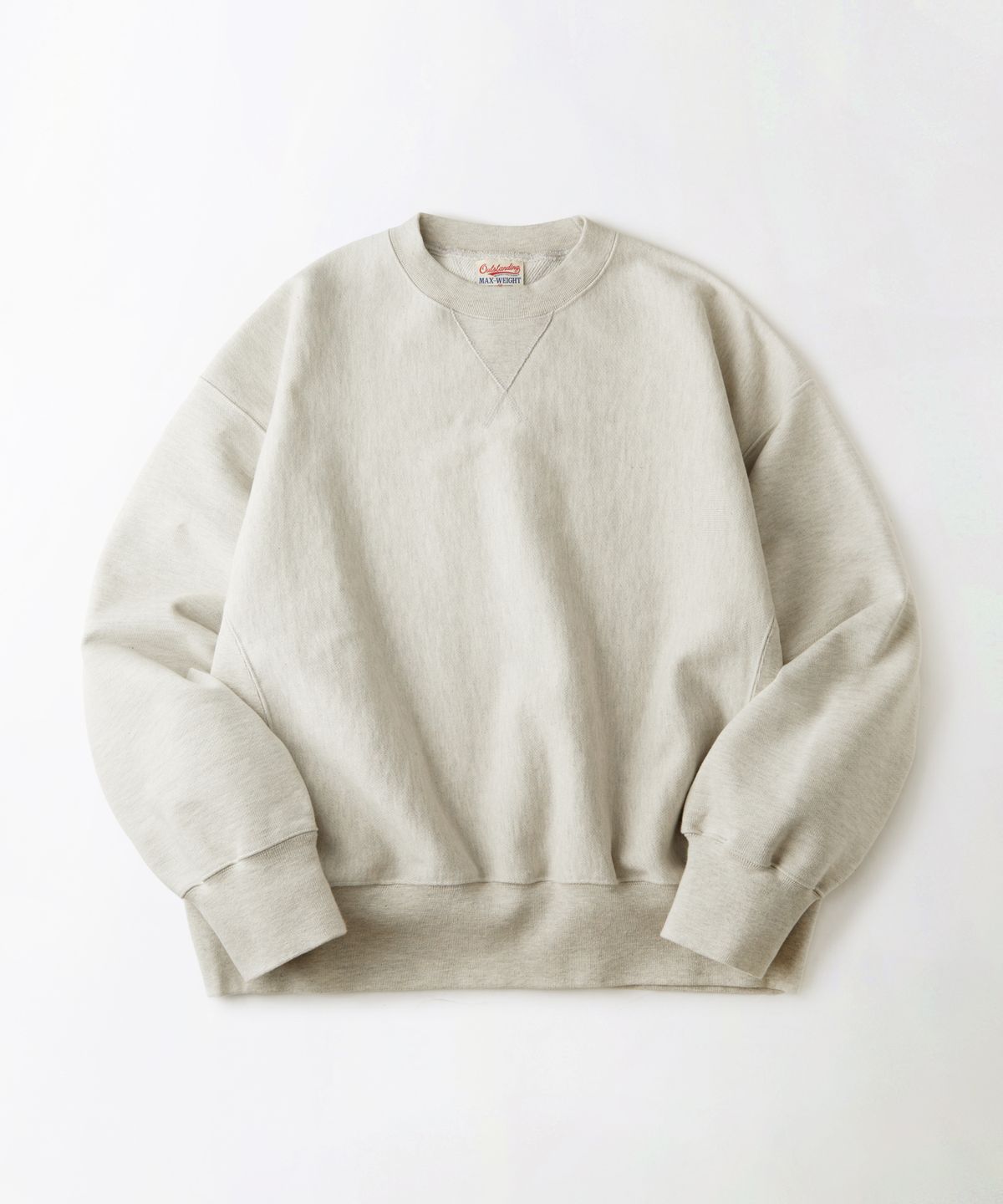 아웃스탠딩(OUTSTANDING) REVERSE HEAVY SWEAT_1%OATMEAL