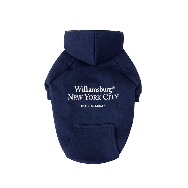 Classic Logo Dog Hoodie_Navy