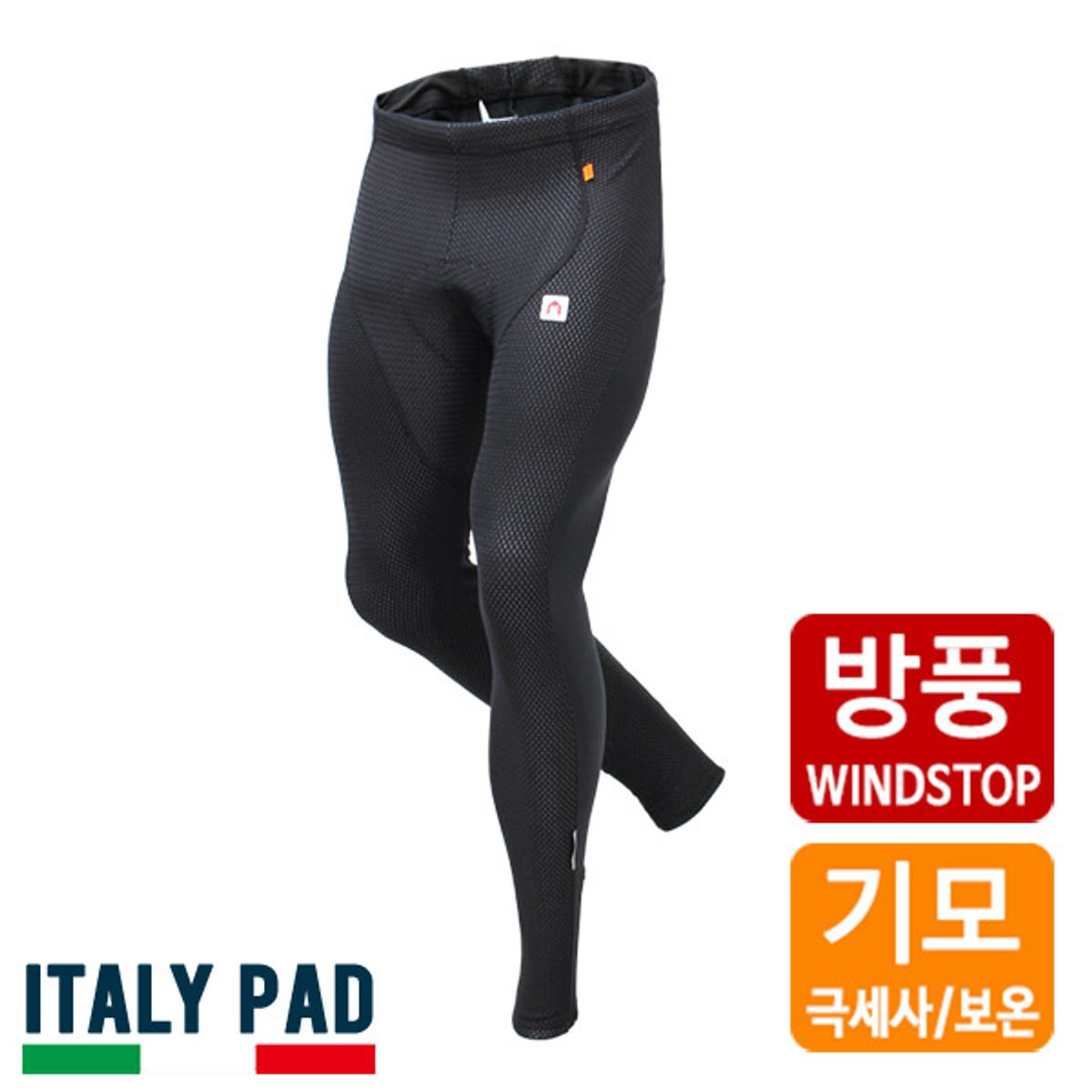 엠씨엔스포츠(MCNSPORTS) 겨울 방한/방풍 9부 자전거 패드바지