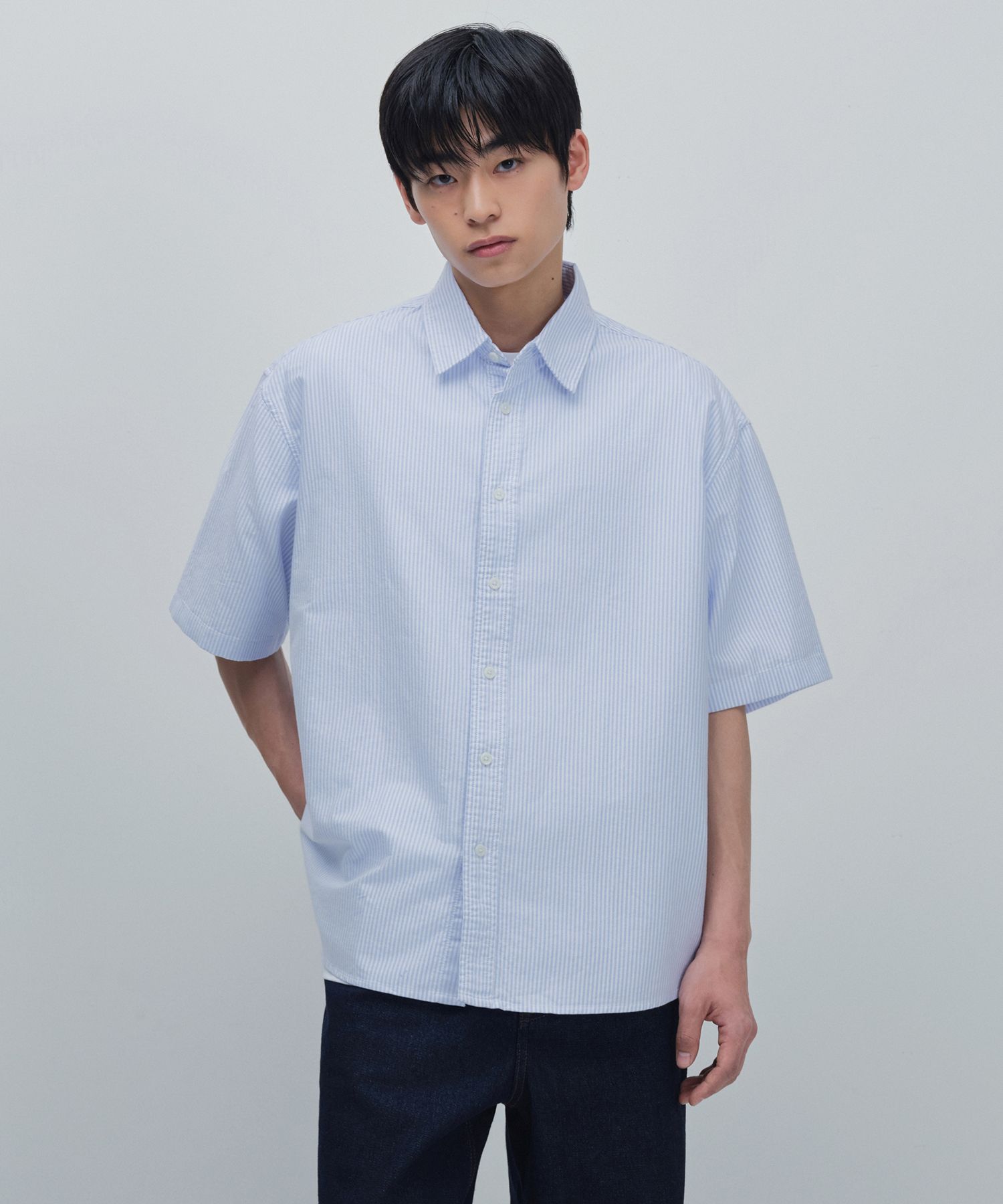 MUSINSA公式 | MUSINSA STANDARD ストライプオーバーサイズ