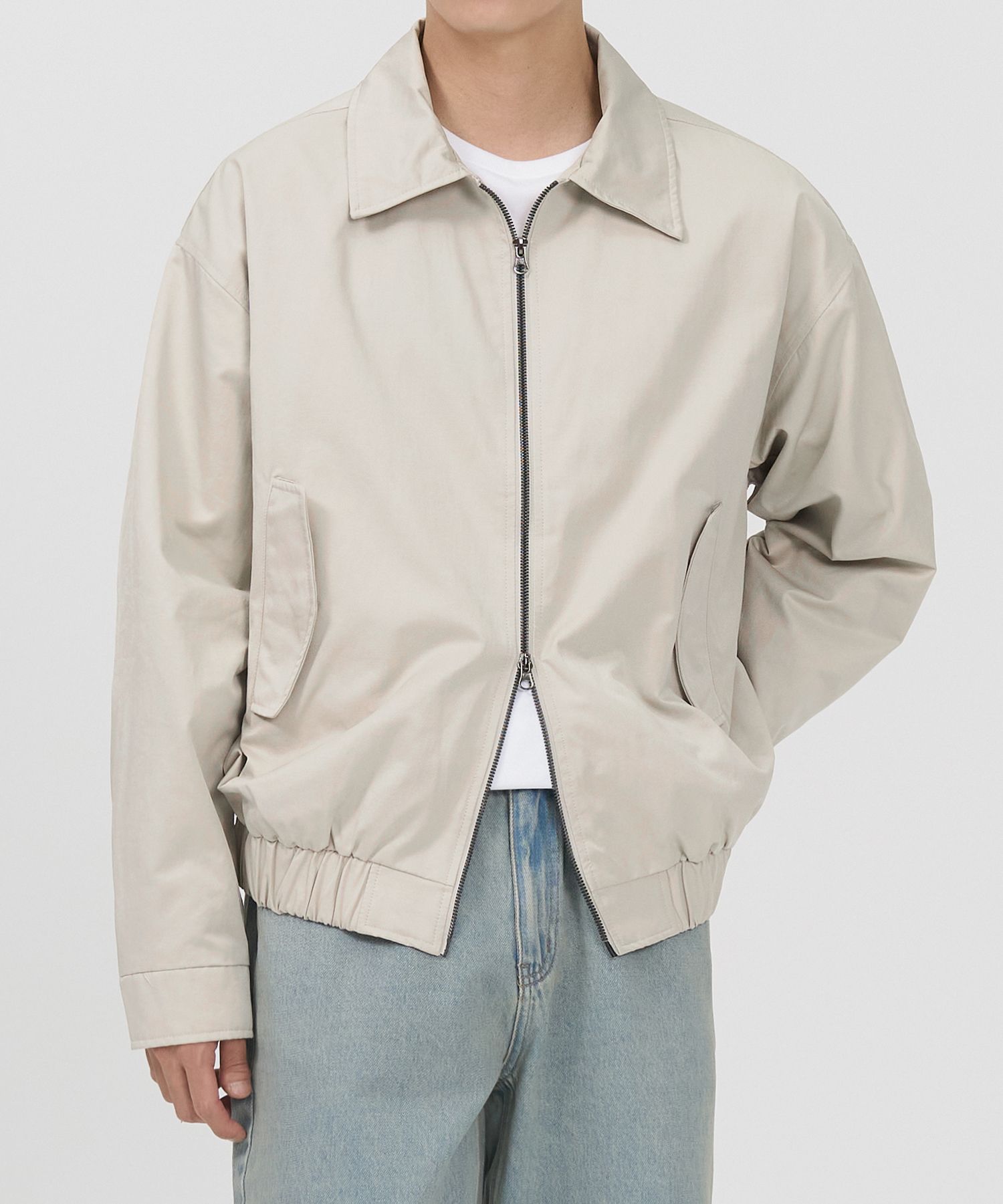 TOFFEE 2WAY 편안 블라우스 자켓 (샌드)