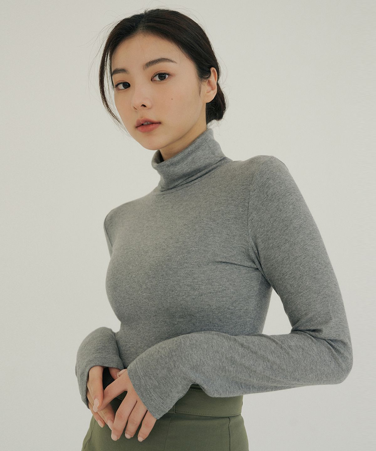 리올그(REORG) KACK POLA T-SHIRTS MELANGE