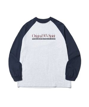 오리지널 라글란 롱 슬리브_그레이