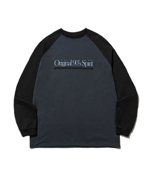 오리지널 라글란 롱 슬리브_차콜