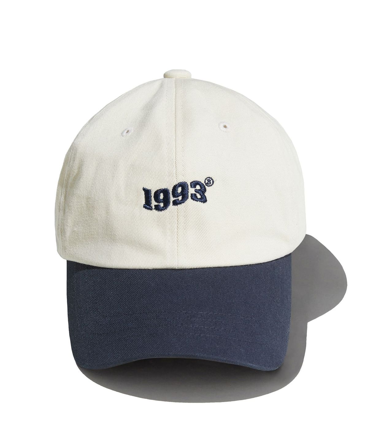 1993스튜디오(1993STUDIO) 웨이브 로고 볼캡_크림