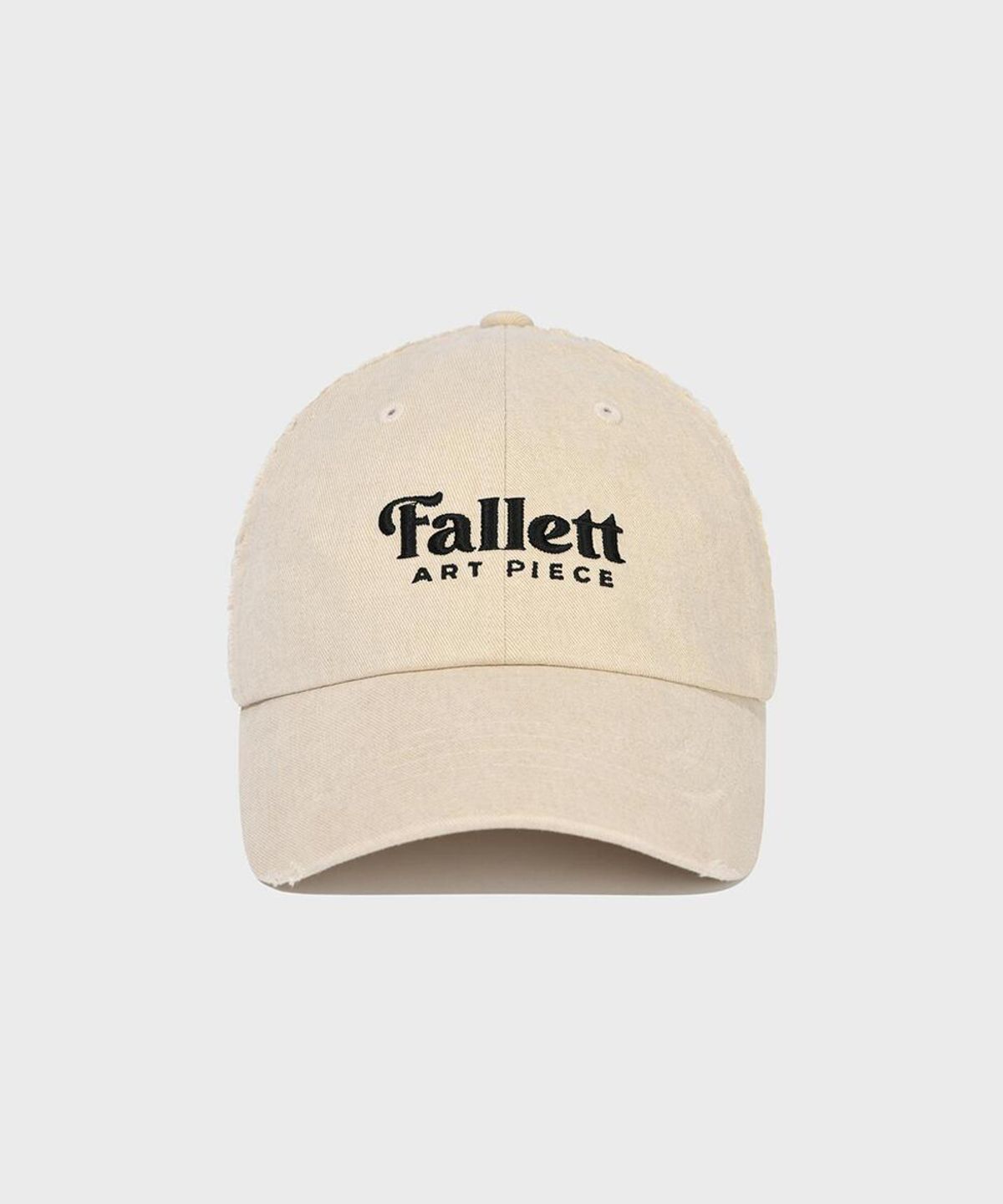 팔렛(FALLETT) 데미지 볼캡 베이지