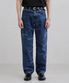 51028 KURABO INDIGO MARBLE JEANS [WIDE STRAIGHT]