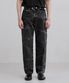 51029 KURABO BLACK MARBLE JEANS [WIDE STRAIGHT]