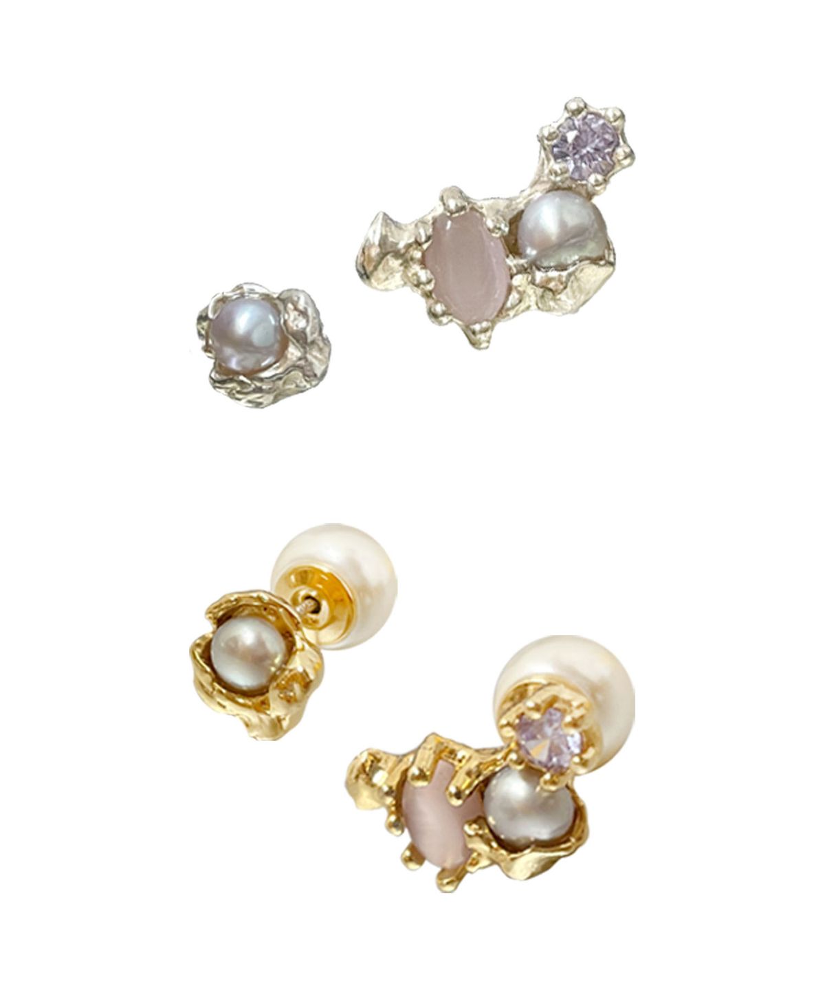 펄시(PERSY) MILKYWAY STUD SILVER EARRING
