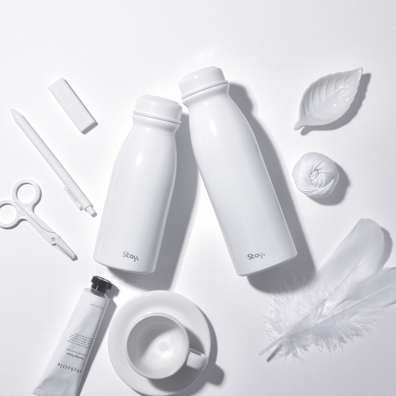 라이크 초경량 스텐 텀블러 보온보냉 450ml_화이트