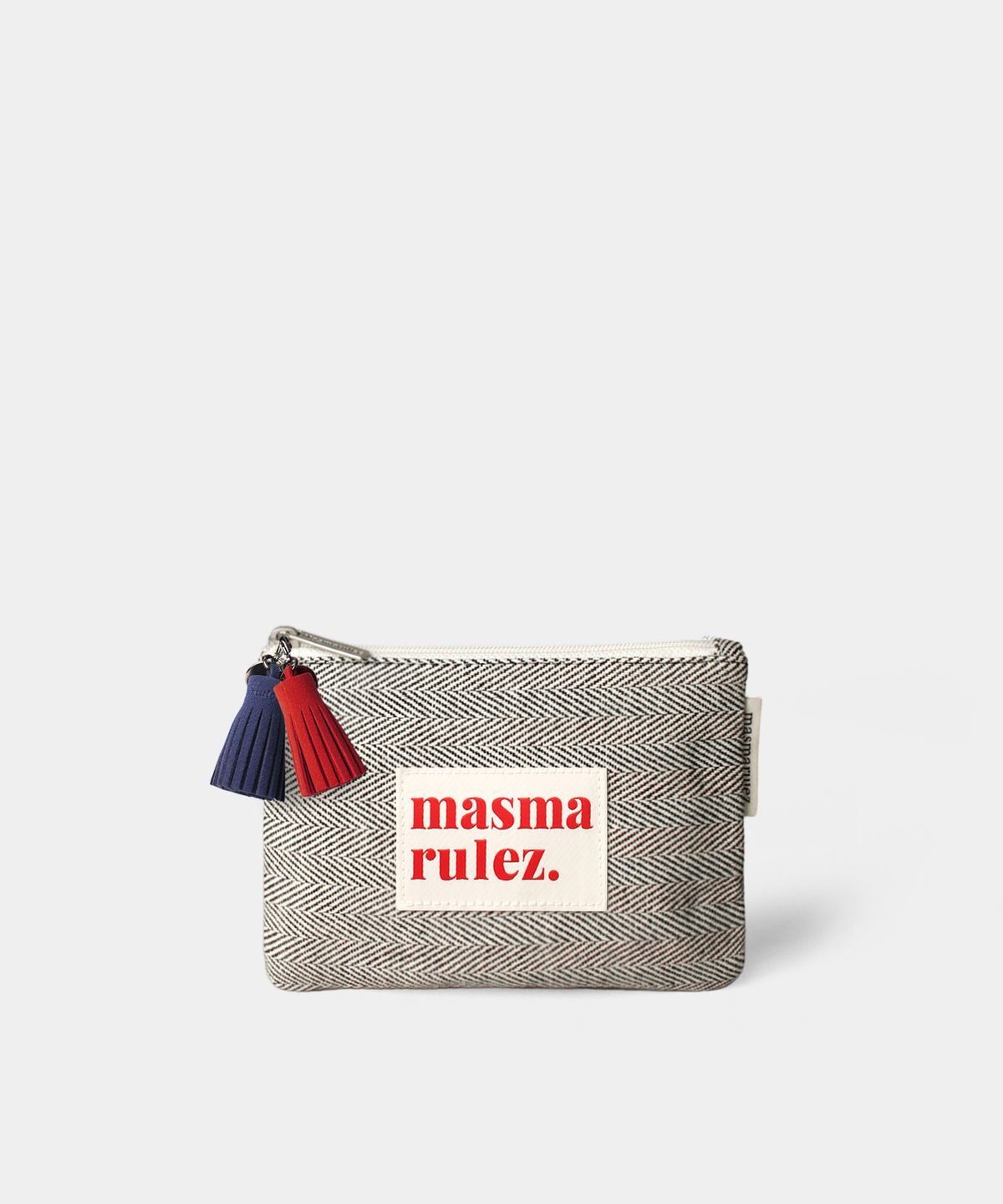 마스마룰즈(MASMARULEZ) Basic pouch _ 헤링본 블랙