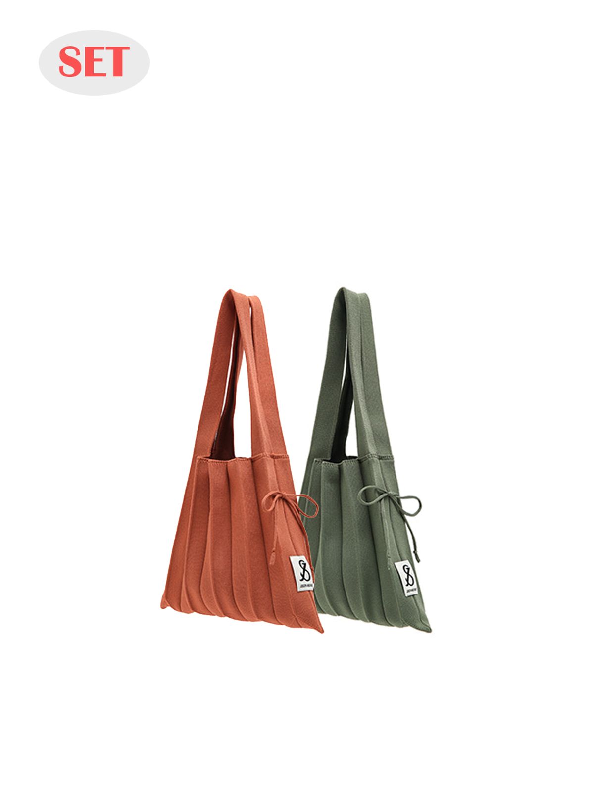 조셉앤스테이시(JOSEPH&STACEY) [2SET] Lucky Pleats Knit S+S