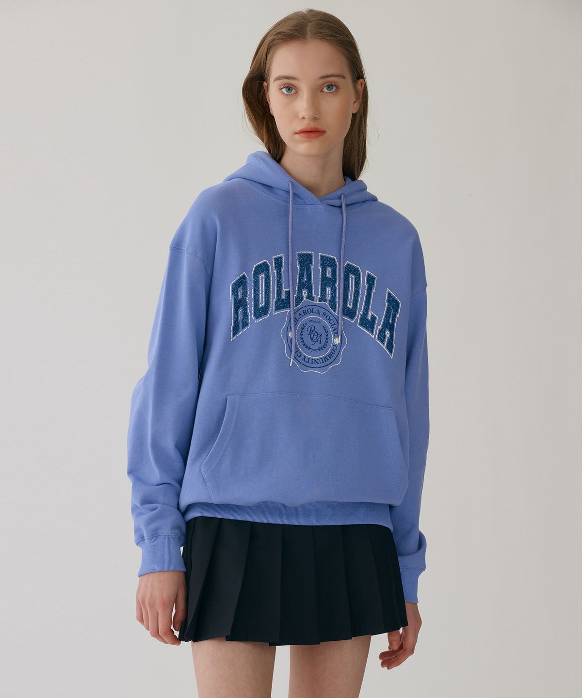로라로라(ROLAROLA) ROLA ARCHIVE HOOD T-SHIRT LAVENDER