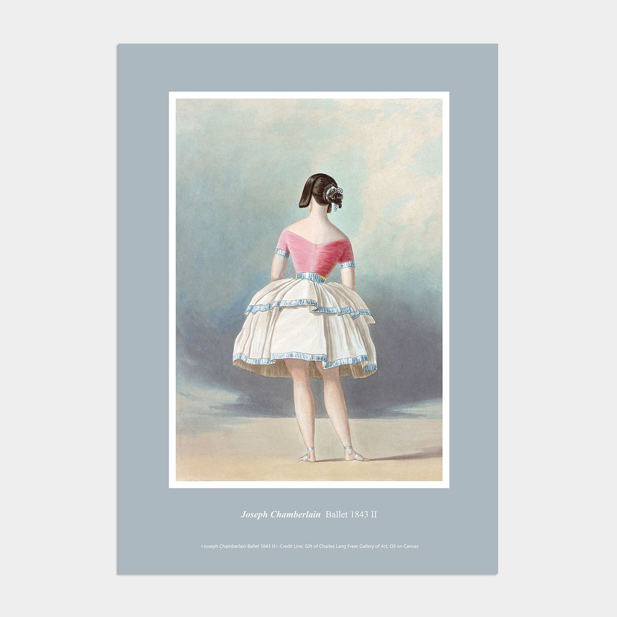멜팅스튜디오(MELTING STUDIO) 빈티지 로코코 액자 인테리어 포스터 / 06번 Joseph Chamberlain Ballet 1843 02