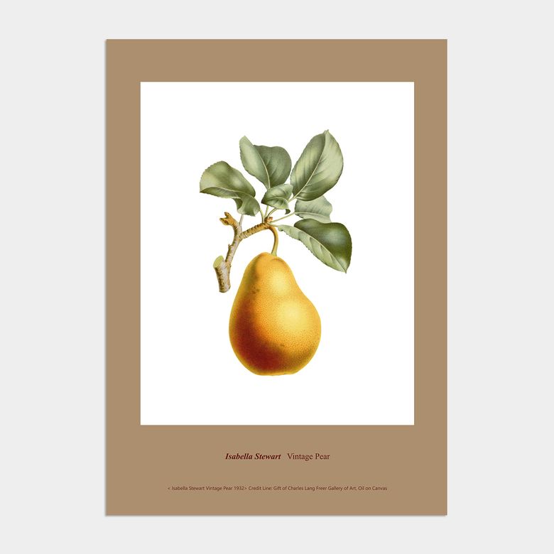 빈티지 로코코 액자 인테리어 포스터 / 16번 Vintage Pear