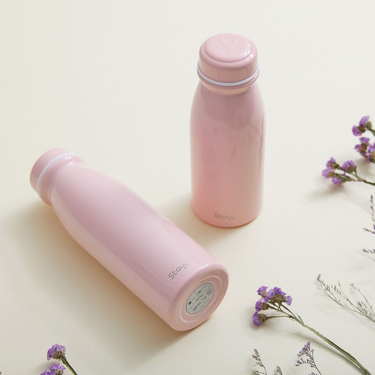스테이24(STAY24) 라이크 초경량 스텐 텀블러 보온보냉 350ml_밀크핑크