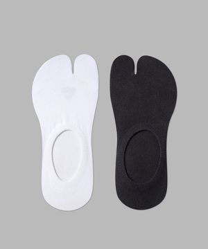 [3PACK] 1507 타비 히든 삭스 _ 스노우 화이트/블랙