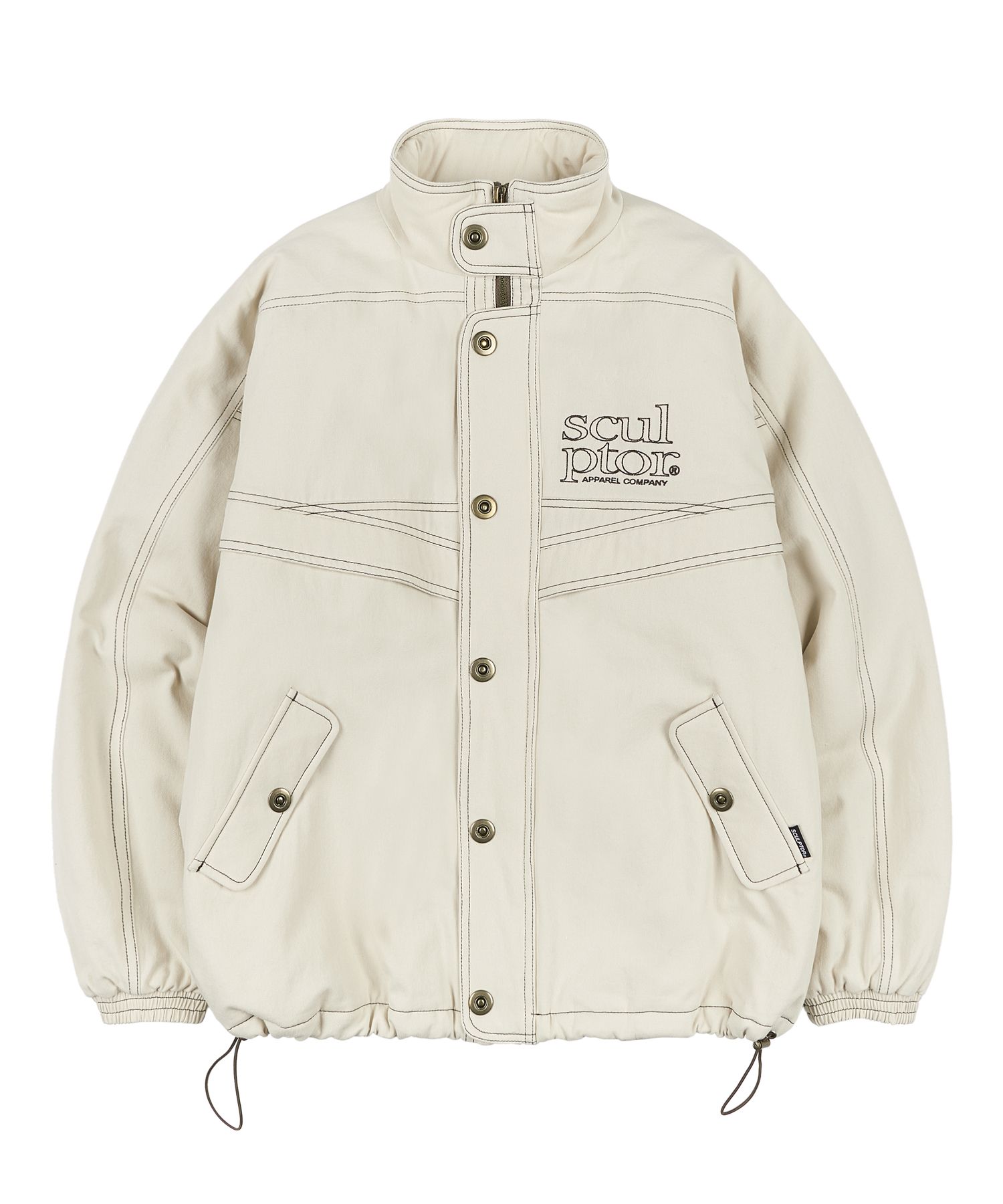 SCULPTOR contrast stitch jacket