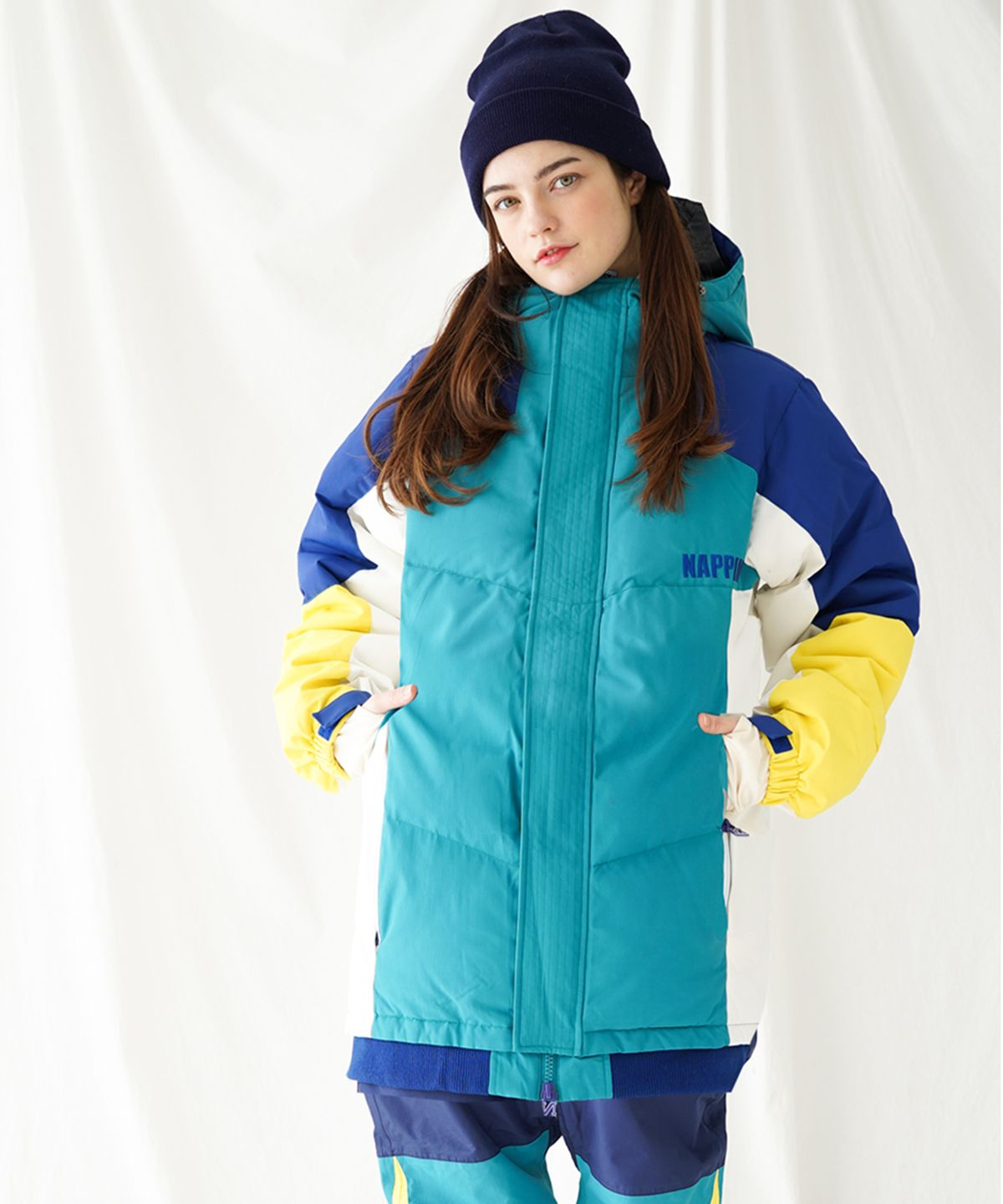 내핑스노우(NAPPINGSNOW) 1920-J-4 MIX(믹스NAVY)JKT