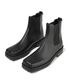 중앙절개 스퀘어토 워커솔 첼시부츠 5706 [BLACK FG]