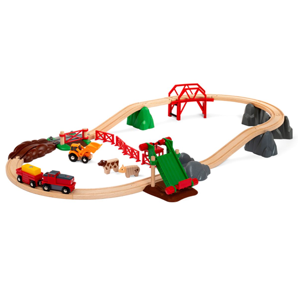 브리오(BRIO) 동물농장 기차 세트(33984)