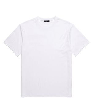 오버핏  20수 무지 반팔 티셔츠 (VIPTS010) 화이트