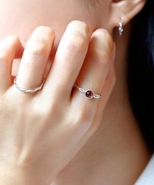 925실버 탄생석 반지 12종 끌레르/ Clair