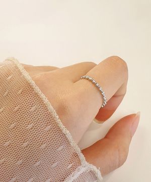 925실버 레이어드 실반지 플로리스/ Floris