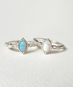 925실버 탄생석 오팔반지 모아나/ Moana