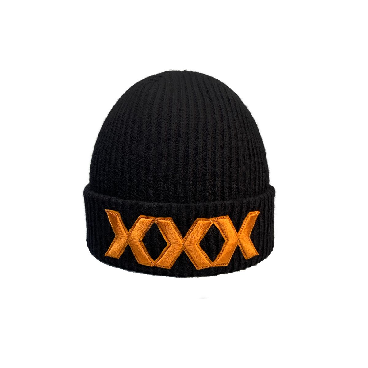 미스페라(MEASPHERA) XXX WAPPEN KNITTED BEANIE - BLACK