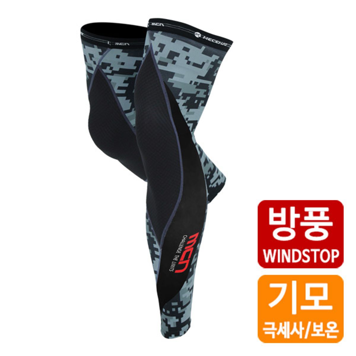 엠씨엔스포츠(MCNSPORTS) 아웃밴드 방풍 다리토시 디지털 카모
