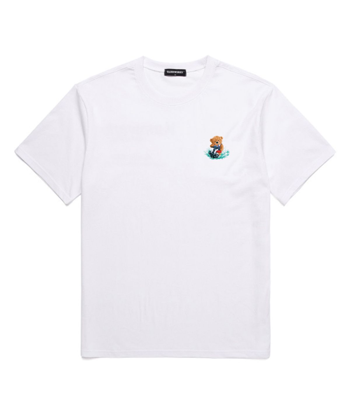 밴웍스(VANNWORKS) ZET SKI BEAR  오버핏 반팔 티셔츠 (VNDTS209) 화이트