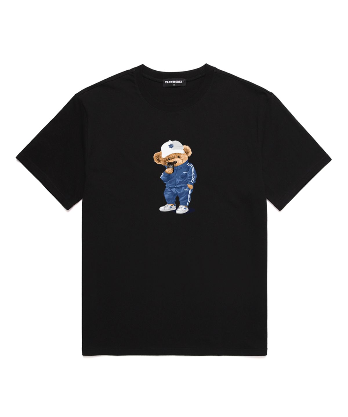 밴웍스(VANNWORKS) COMPORT BEAR  오버핏 반팔 티셔츠 (VNDTS211) 블랙