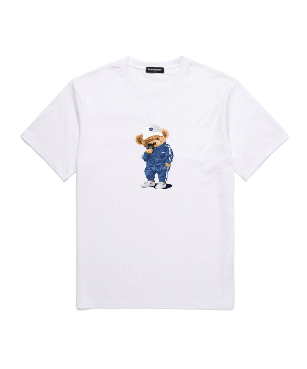 밴웍스(VANNWORKS) COMPORT BEAR  오버핏 반팔 티셔츠 (VNDTS211) 화이트