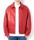 LB Synthetic Leather Single Jacket (Red)