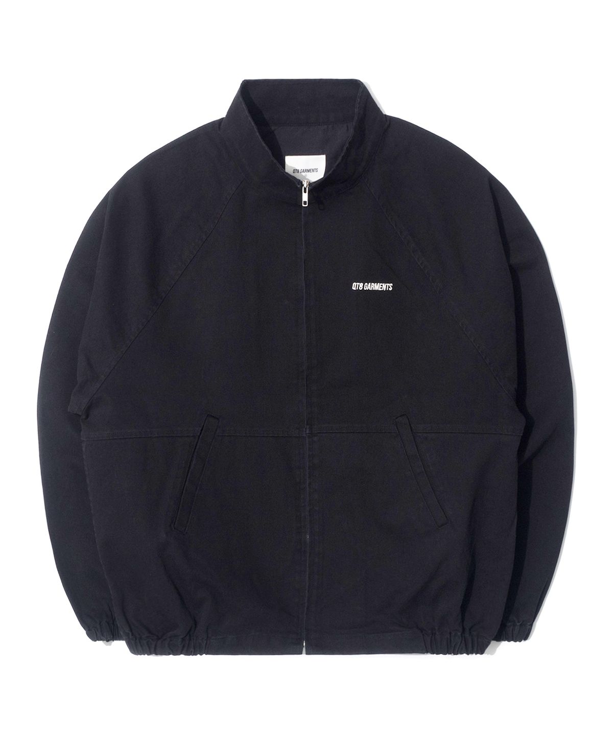 큐티에잇 가먼츠(QT8 GARMENTS) WA Cotton Raglan Jacket (Black)
