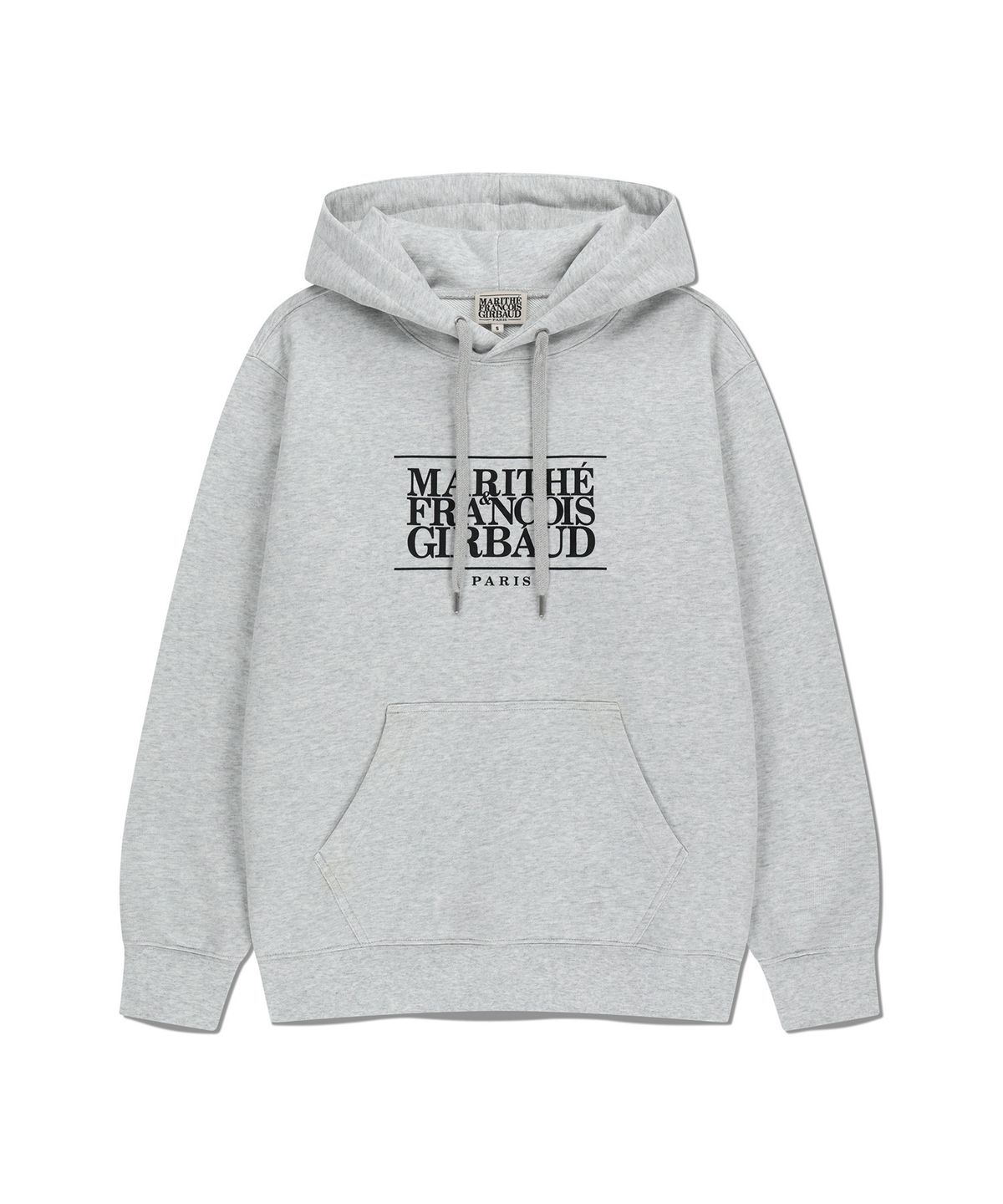 마리떼 프랑소와 저버(MARITHÉ + FRANҪOIS GIRBAUD) CLASSIC LOGO HOODIE light heather gray