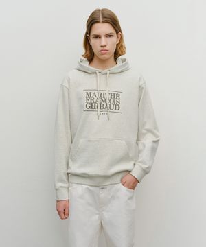 CLASSIC LOGO HOODIE oatmeal
