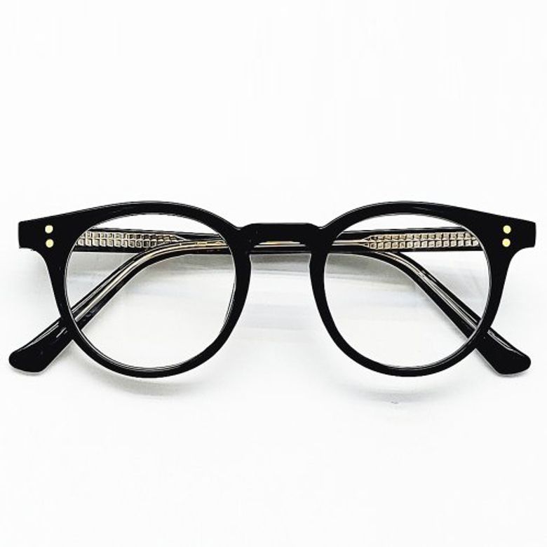 에버딘 블랙 뿔테 안경 GLASSES