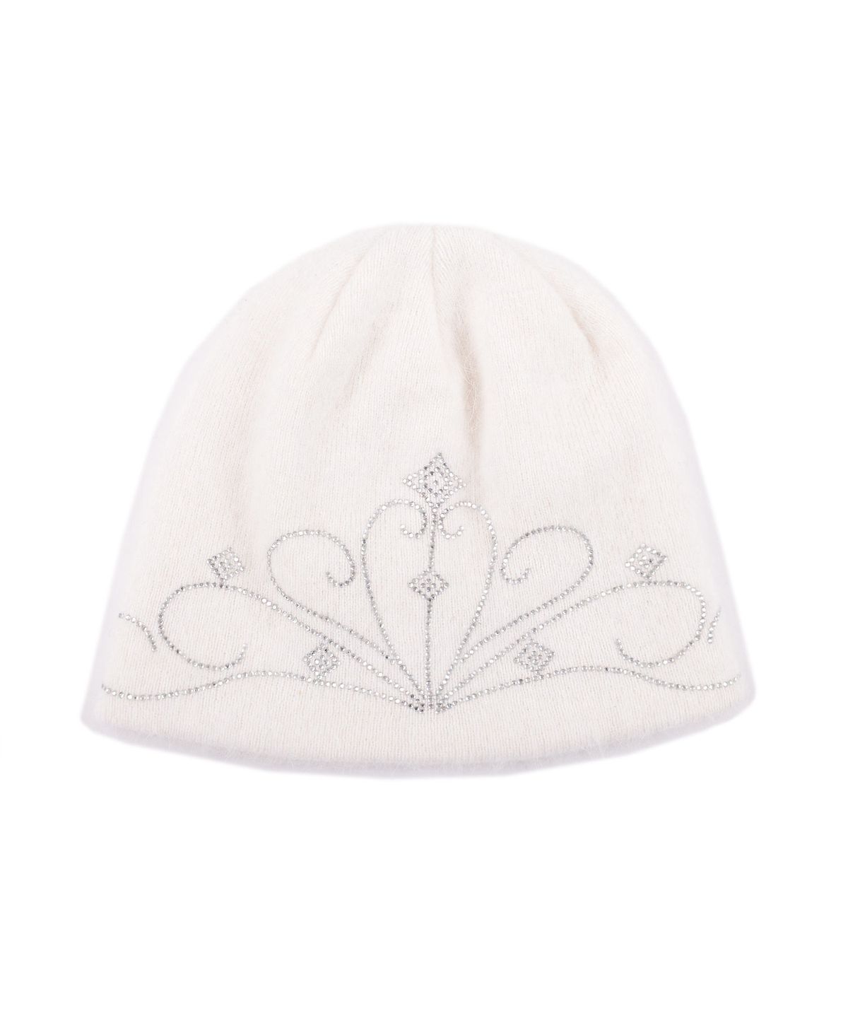 팔레트(PALETTE) ANGORA HOTFIX KNIT BEANIE (WHITE)