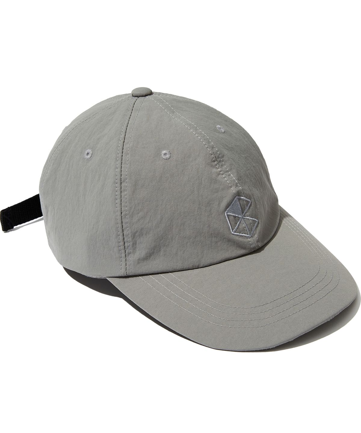 시티스트리트(CITY STREET) LOGO NYLON LONG BILL CAP GRAY