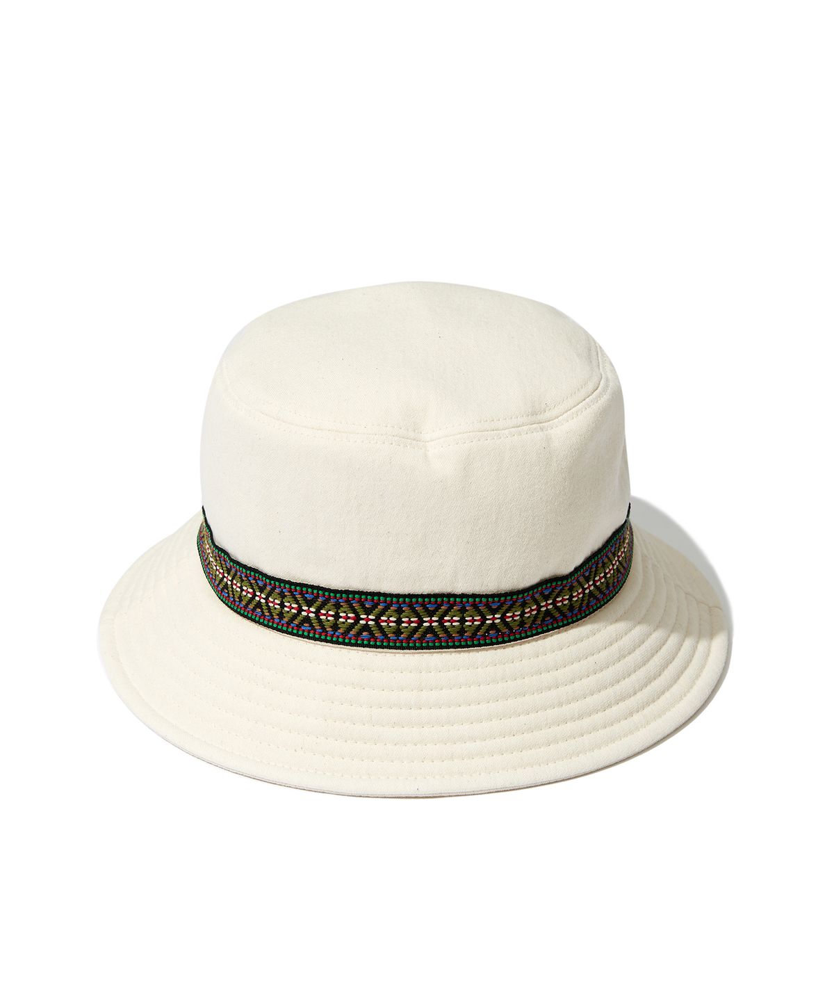 시티스트리트(CITY STREET) CTST ETHNIC BUCKET HAT IVORY(KHAKI)