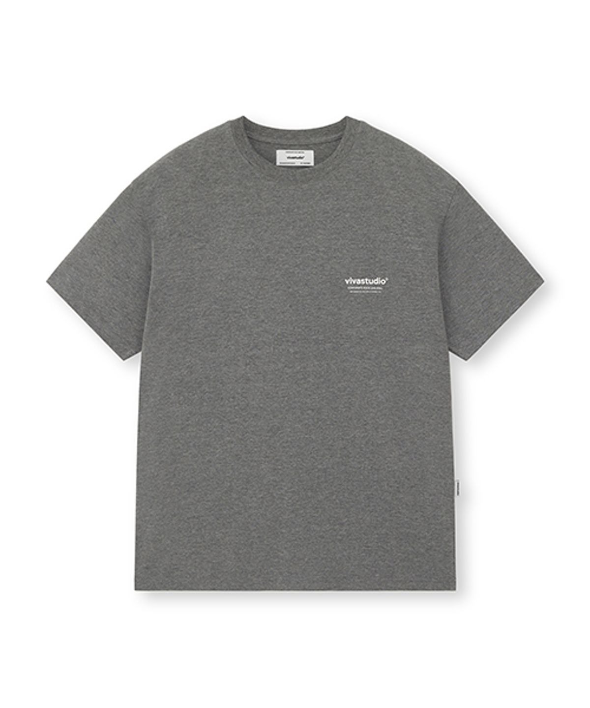 비바스튜디오(VIVASTUDIO) LOCATION SHORT SLEEVE [MELANGE GRAY]
