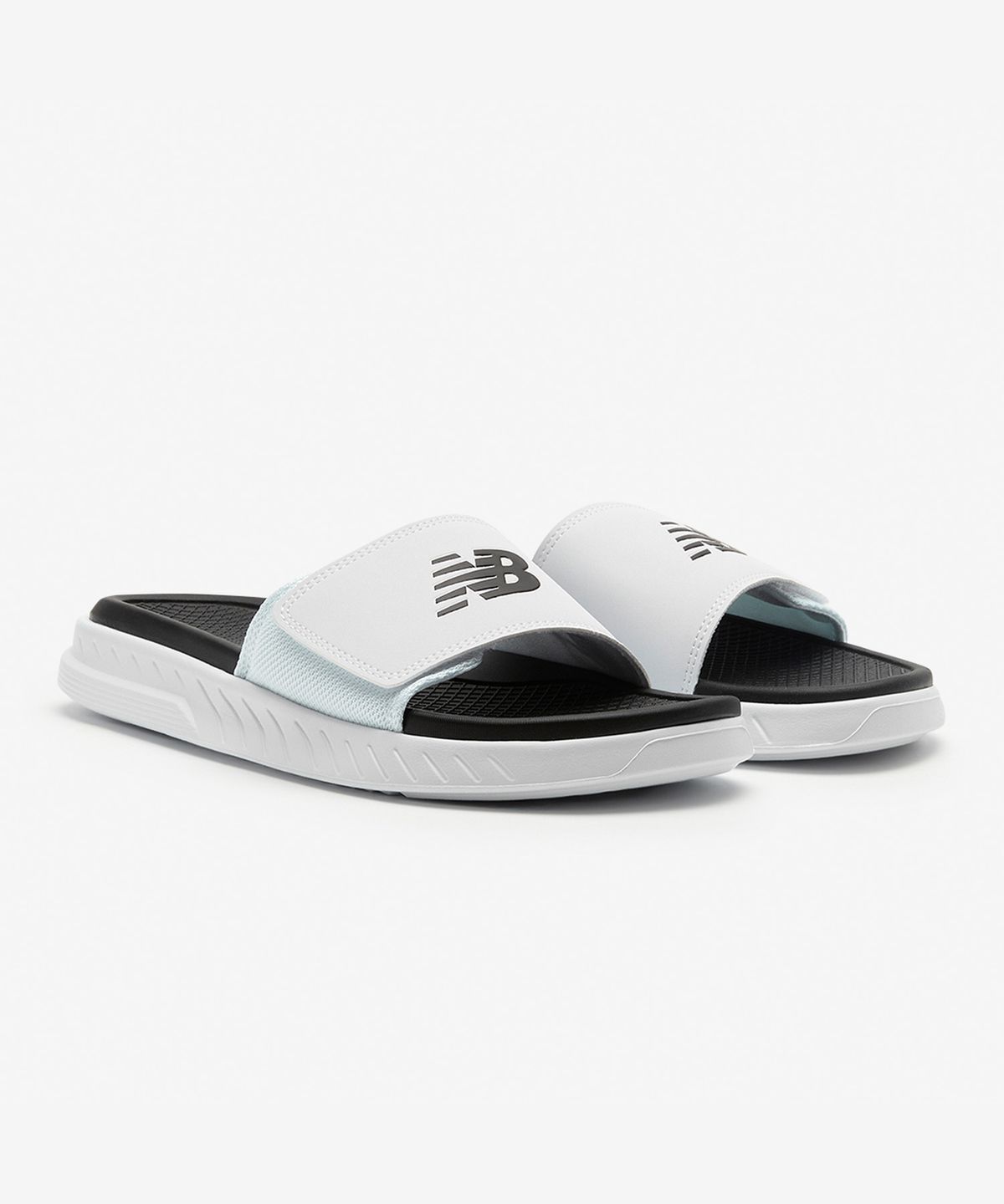 뉴발란스(NEW BALANCE) NBRJGS110W / NB 쿠셔닝 슬라이드 / SD1501WT3 (WHITE)