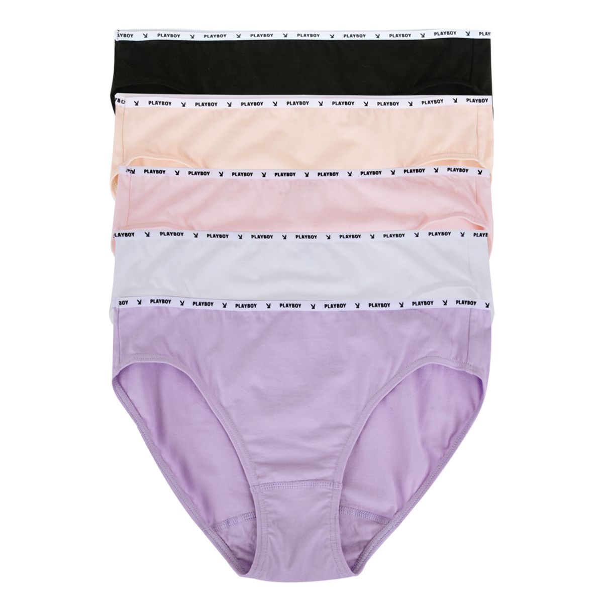 플레이보이(PLAYBOY) 편한 요일팬티 면팬티 여성속옷 여자삼각 5매입 세트 PWP3604-5매세트