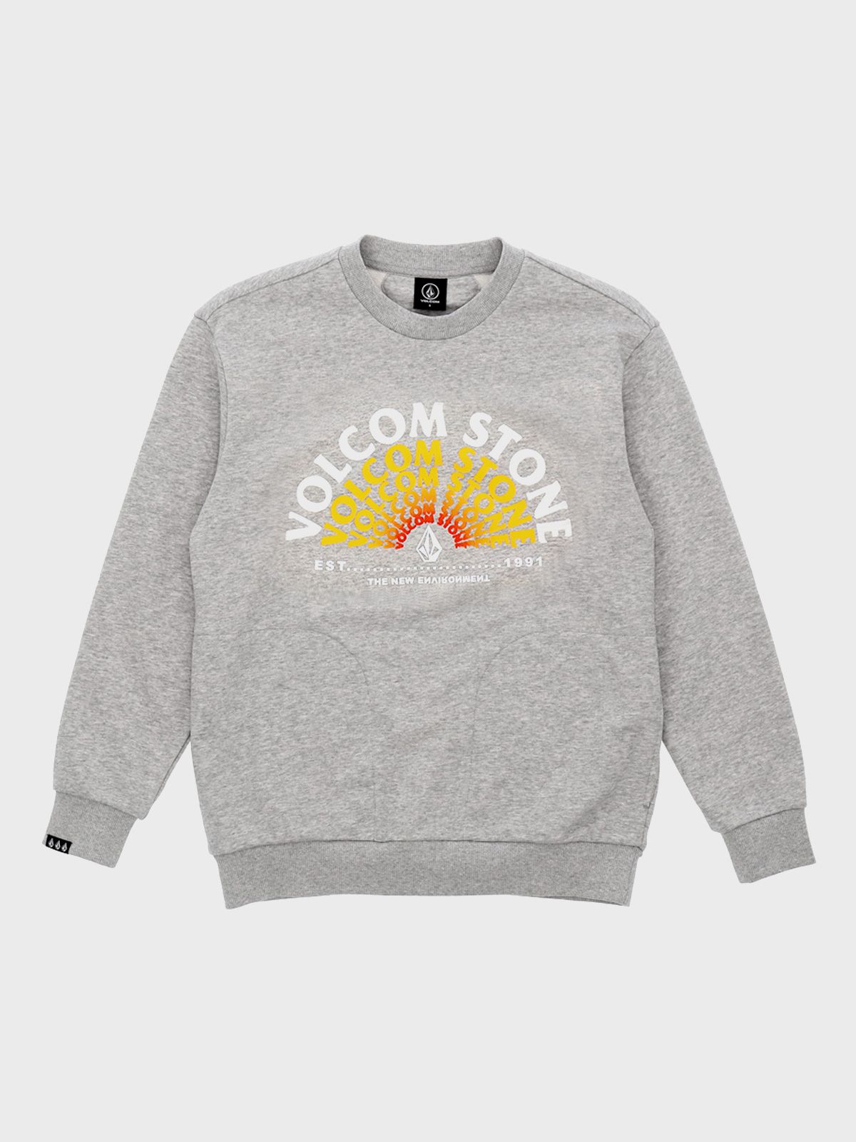 볼컴(VOLCOM) SUNSET 컴포트핏 맨투맨 스웻셔츠(멜란지그레이)