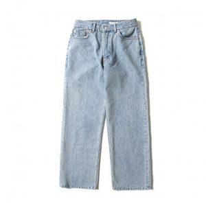 스트레이트 데님 팬츠 - 연청