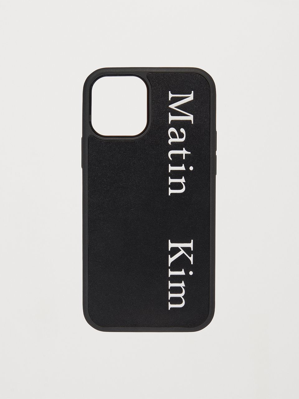 마뗑킴(MATIN KIM) MATIN KIM LEATHER IPHONE CASE IN BLACK